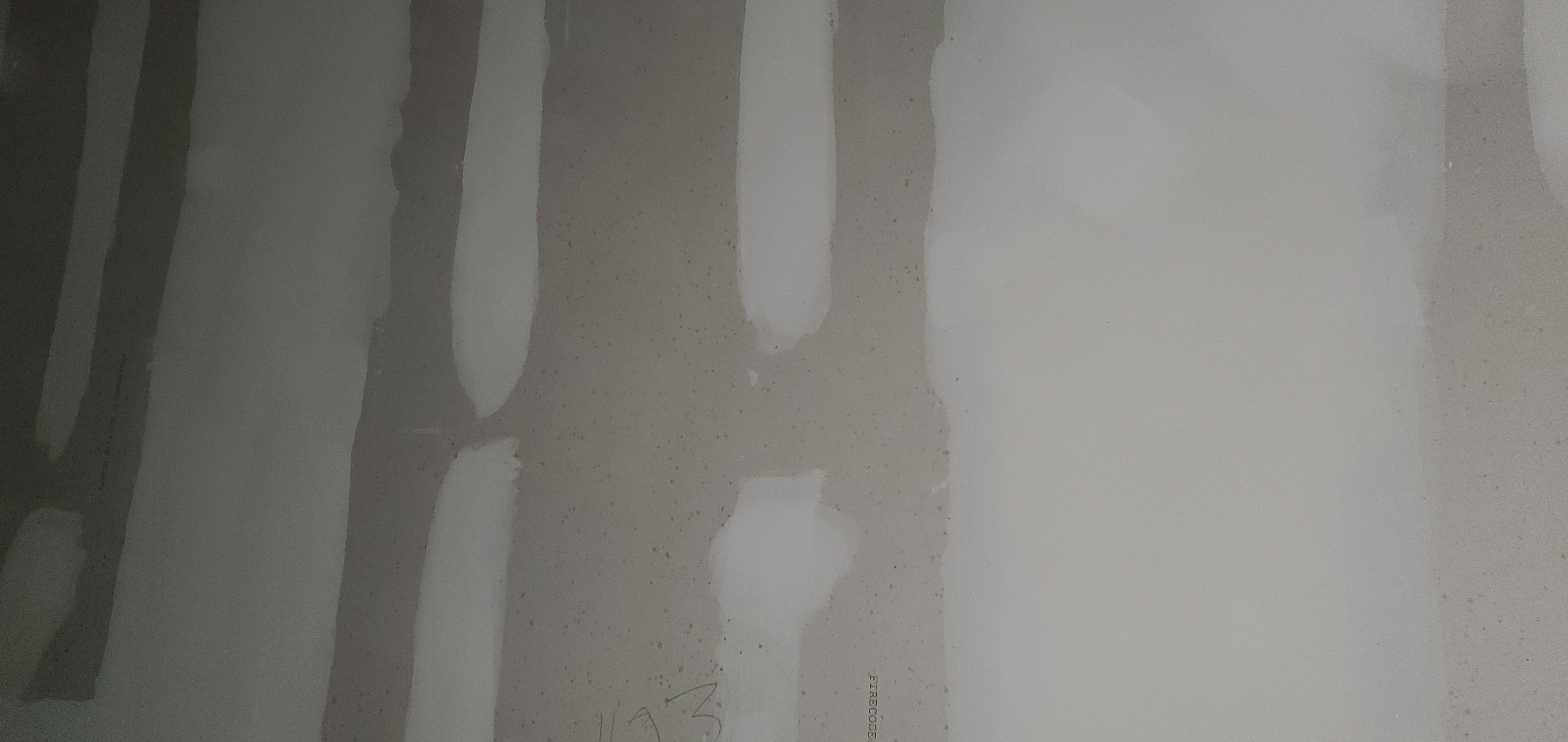 Drywall Wall light signs of SVMG - Same location and time