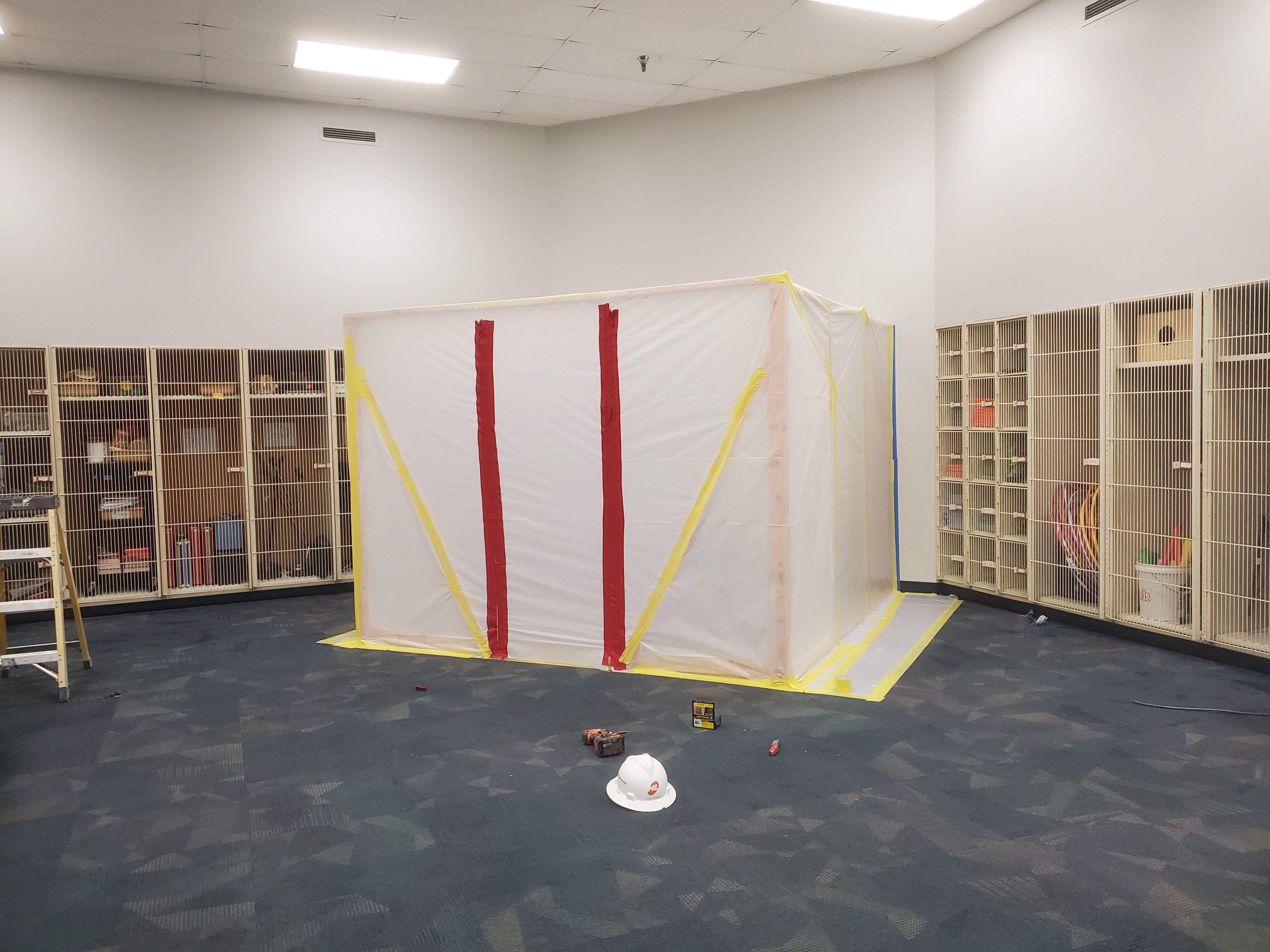 Mini Containment for Mold Remediation