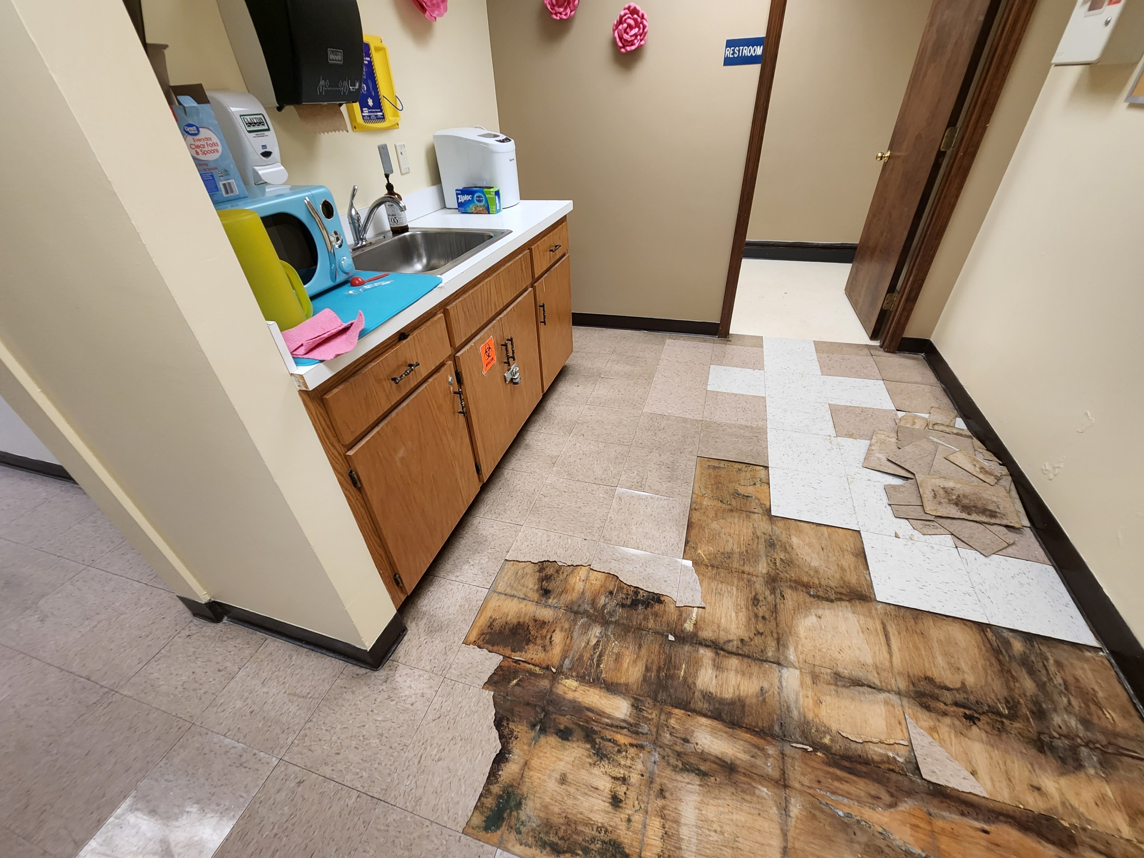 SVMG Under floor tile on plywood 1